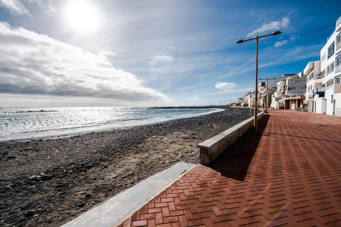 Ferienwohnung Playa Azul Amplio Y Luminoso Con Vistas Al Mar Pozo Izquierdo Exterior foto